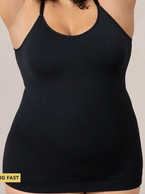 Shapermint Women's All Day Every Day Scoop Neck Cami BLACK SIZE XL #62001 - NWT